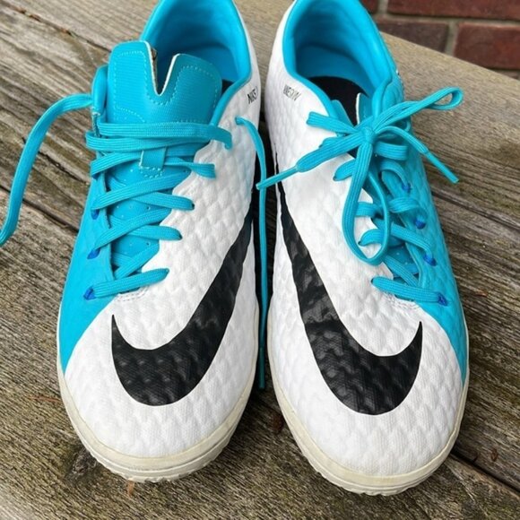 NIKE HypervenomX Phatal 3 IC Motion Non-Marking Blue Indoor Court Shoe Size 9 - Picture 5 of 7